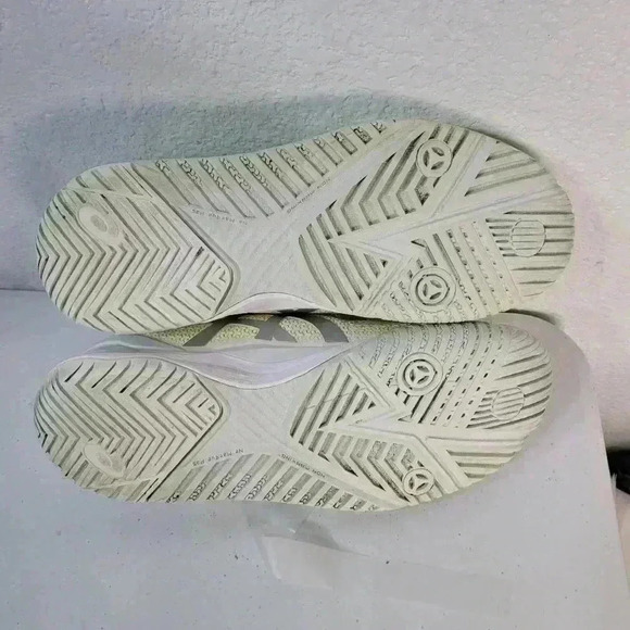 Size 8.5 Women’s ASICS GEL Resolution 8 Cream Pure Silver 2021 - Picture 7 of 9